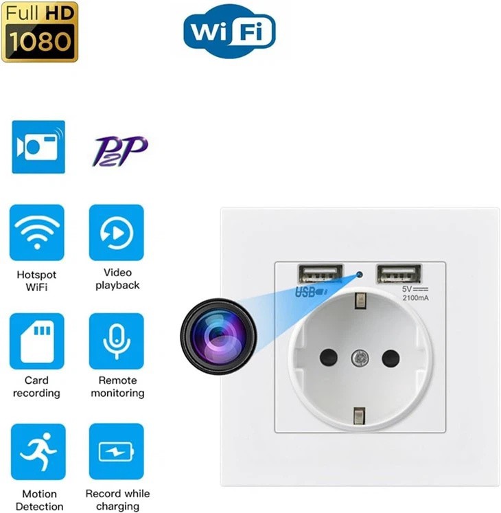 Wall Socket Hidden Camera Wall Socket Hidden Camera